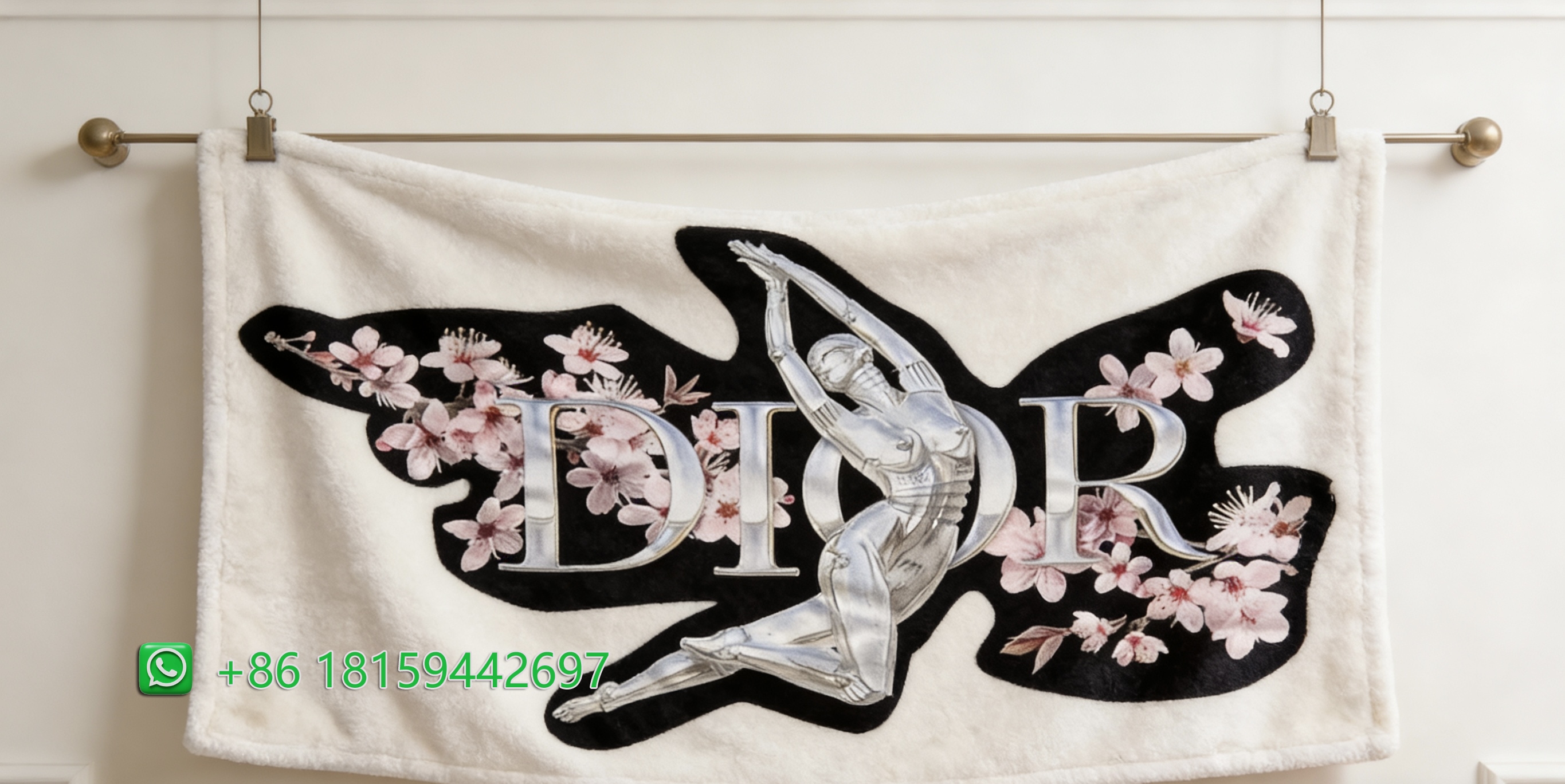 Dior Throw Blankets